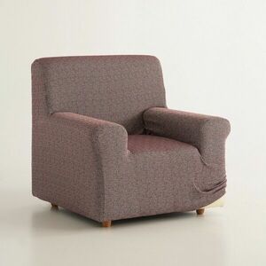 Elastyczny pokrowiec na krzesło i sofę z żakardowym wzorem graficznym obraz