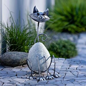 Metalowa figurka Kot Kameko z kiwającą głową obraz