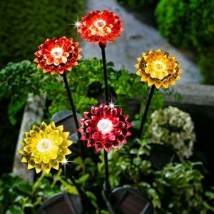 Lampki solarne Kryształowe kwiaty, 5 szt. obraz