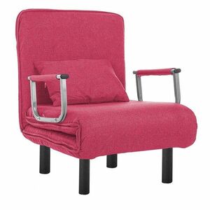 Fotel składany 2 w 1 w kilku kolorach-bordowy obraz