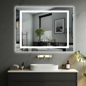 IREDA Lustro łazienkowe z oświetleniem LED, 60 x 80 cm obraz