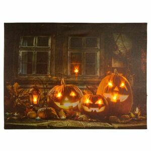 Podświetlany obraz Halloween, 30 x 40 cm, 9 LED obraz