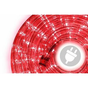 LED świetlny kabel - 240 diod, 10 m, czerwony obraz