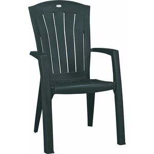 Krzesło z tworzywa sztucznego SANTORINI - ciemnozielone obraz
