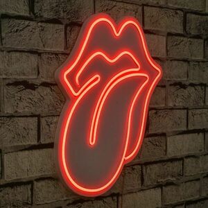 Dekoracja LED The Rolling Stones, 36 x 41 x 2 cm obraz