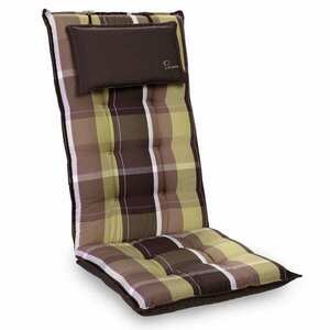 Blumfeldt Sylt, poduszka na krzesło ogrodowe z wysokim oparciem, poduszka na fotel ogrodowy, poliester, 50 x 120 x 9 cm obraz