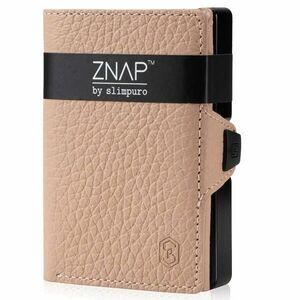 Slimpuro ZNAP, płaski portfel na 12 kart, kieszonka na monety, 8, 9 x 1, 8 x 6, 3 cm (szer x wys. x gł.), ochrona RFID obraz