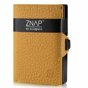 Slimpuro ZNAP, płaski portfel na 12 kart, kieszonka na monety, 8, 9 x 1, 8 x 6, 3 cm (szer x wys. x gł.), ochrona RFID obraz