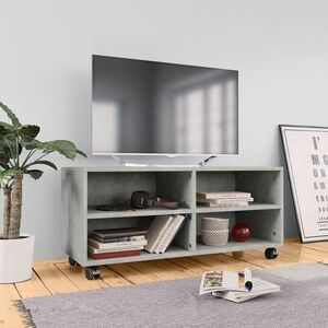 vidaXL Szafka pod TV, kolor betonowy szary, 90x35x35 cm obraz