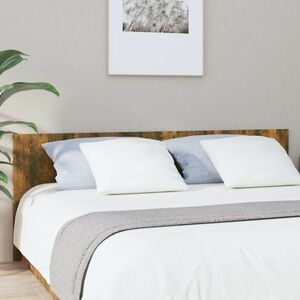 vidaXL Wezgłowie łóżka, przydymiony dąb, 200x1, 5x80 cm obraz