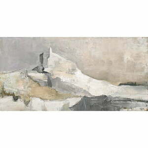 Obraz z ręcznie malowanymi elementami 140x70 cm Nordic Shapes – Malerifabrikken obraz