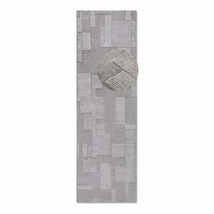 Szary wełniany chodnik tkany ręcznie 80x250 cm Wilhelmine – Villeroy&Boch obraz