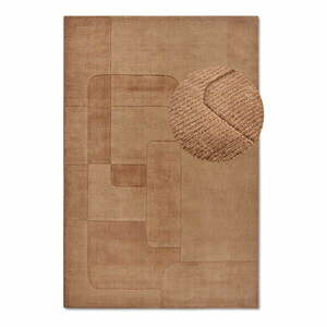 Brązowy wełniany dywan tkany ręcznie 160x230 cm Charlotte – Villeroy&Boch obraz