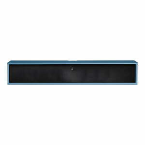 Czarno-niebieska szafka pod TV 133x22 cm Mistral – Hammel Furniture obraz