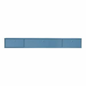 Niebieska szafka pod TV 176x22 cm Mistral – Hammel Furniture obraz