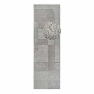 Szary wełniany chodnik tkany ręcznie 80x250 cm Charlotte – Villeroy&Boch obraz