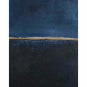 Ręcznie malowany obraz 78x98 cm Edge Blue – Malerifabrikken obraz