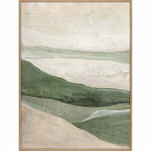 Ręcznie malowany obraz 90x120 cm Green Field – Malerifabrikken obraz