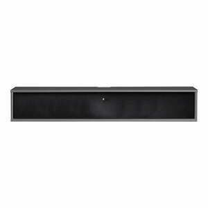 Czarno-antracytowa szafka pod TV 133x22 cm Mistral – Hammel Furniture obraz