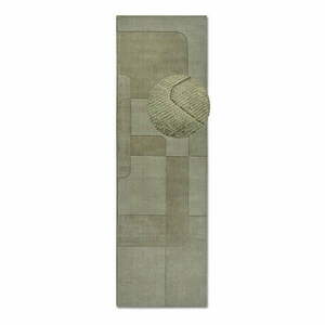 Zielony wełniany chodnik tkany ręcznie 80x250 cm Charlotte – Villeroy&Boch obraz