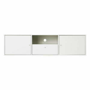 Biała szafka pod TV 161x42 cm Mistral – Hammel Furniture obraz
