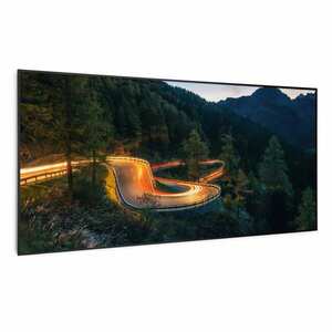 Klarstein Wonderwall Air Art Smart, panel grzewczy na podczerwień, grzejnik, 120 x 60 cm, 700 W, górska droga obraz