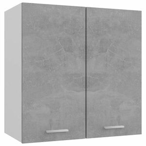 vidaXL Szafka wisząca, szarość betonu, 60x31x60 cm obraz