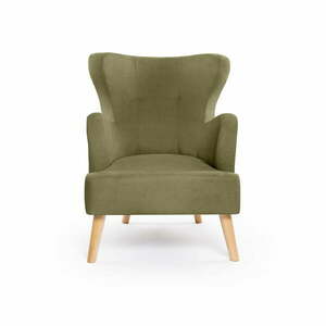 Zielony fotel typu uszak Noemye – Bonami Selection obraz