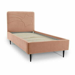 Różowe łóżko dziecięce 120x200 cm Star – Scandic obraz