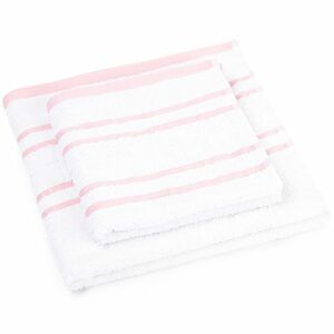 Zestaw ręczników „Snow” różowy, 50 x 100 cm, 70 x 140 cm obraz