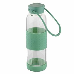Altom Szklana butelka na wodę 550 ml, zielony obraz
