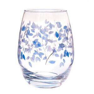 Szklanka Niebieskie kwiaty, 420 ml obraz