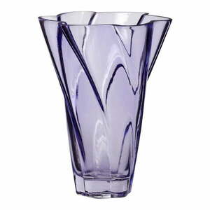 Fioletowy szklany ręcznie wykonany wazon (wysokość 18 cm) Bloom – Hübsch obraz