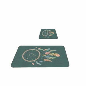 Zielone dywaniki łazienkowe zestaw 2 szt. 60x100 cm – Mila Home obraz