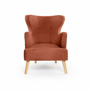 Ceglasty fotel typu uszak Noemye – Bonami Selection obraz