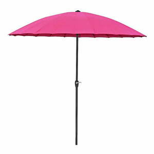 Różowy parasol ogrodowy ø 255 cm – Garden Pleasure obraz