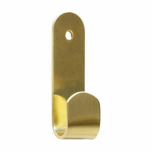 Ścienny metalowy haczyk w kolorze złota Piccolo – Hübsch obraz
