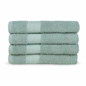 Jasnozielone bawełniane ręczniki frotte zestaw 4 szt. 50x100 cm – Good Morning obraz