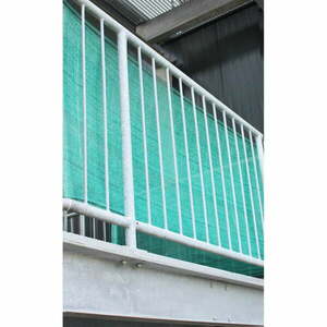 Zielony plastikowy ekran balkonowy 500x90 cm - Garden Pleasure obraz
