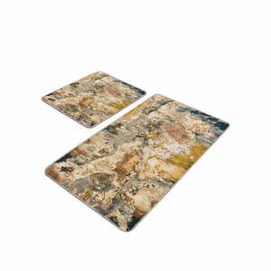 Brązowo-beżowe dywaniki łazienkowe zestaw 2 szt. 60x100 cm – Mila Home obraz