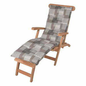 Szara ogrodowa poduszka do siedzenia na leżak 52x170 cm Stoke – Sun Garden obraz