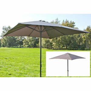 Szary parasol ogrodowy 240x251 cm – Garden Pleasure obraz