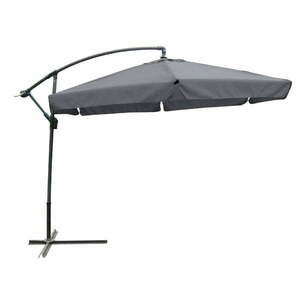 Antracytowy parasol ogrodowy ø 300 cm – Garden Pleasure obraz