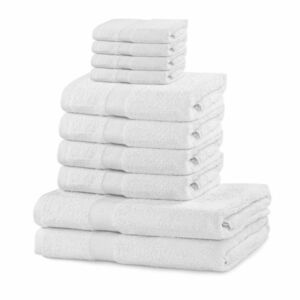 DecoKing Zestaw ręczników Marina biały, 10 szt. obraz