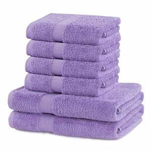DecoKing Zestaw ręczników Marina jasnofioletowy, 4 szt. 50 x 100 cm, 2 szt. 70 x 140 cm obraz