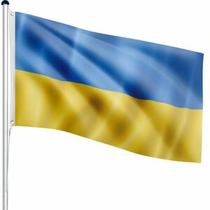 FLAGMASTER Maszt flagowy w tym. flagi Ukraina, 650 cm obraz