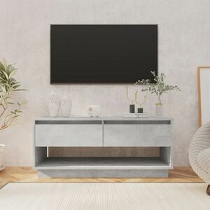 vidaXL Szafka pod TV, szarość betonu, 102x41x44 cm obraz