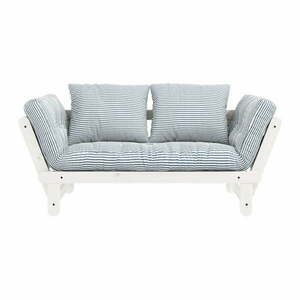 Biała/jasnoniebieska rozkładana sofa 162 cm Beat - Karup Design obraz