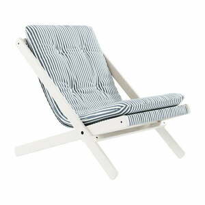 Fotel biały/jasnoniebieski Boogie - Karup Design obraz
