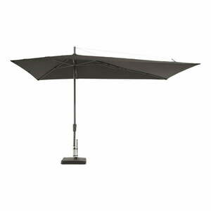 Szary asymetryczny parasol ogrodowy Madison Asymetriq, 360x220 cm obraz